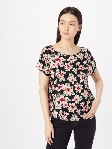 Hailys - Blusa 'Farina' en negro: frente