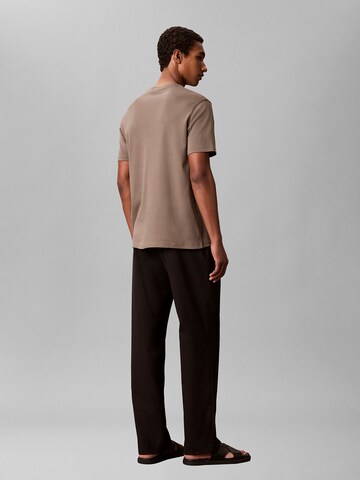 T-Shirt 'Supima' Calvin Klein en marron