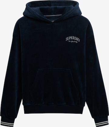 Superdry Sweatshirt in Blue: front