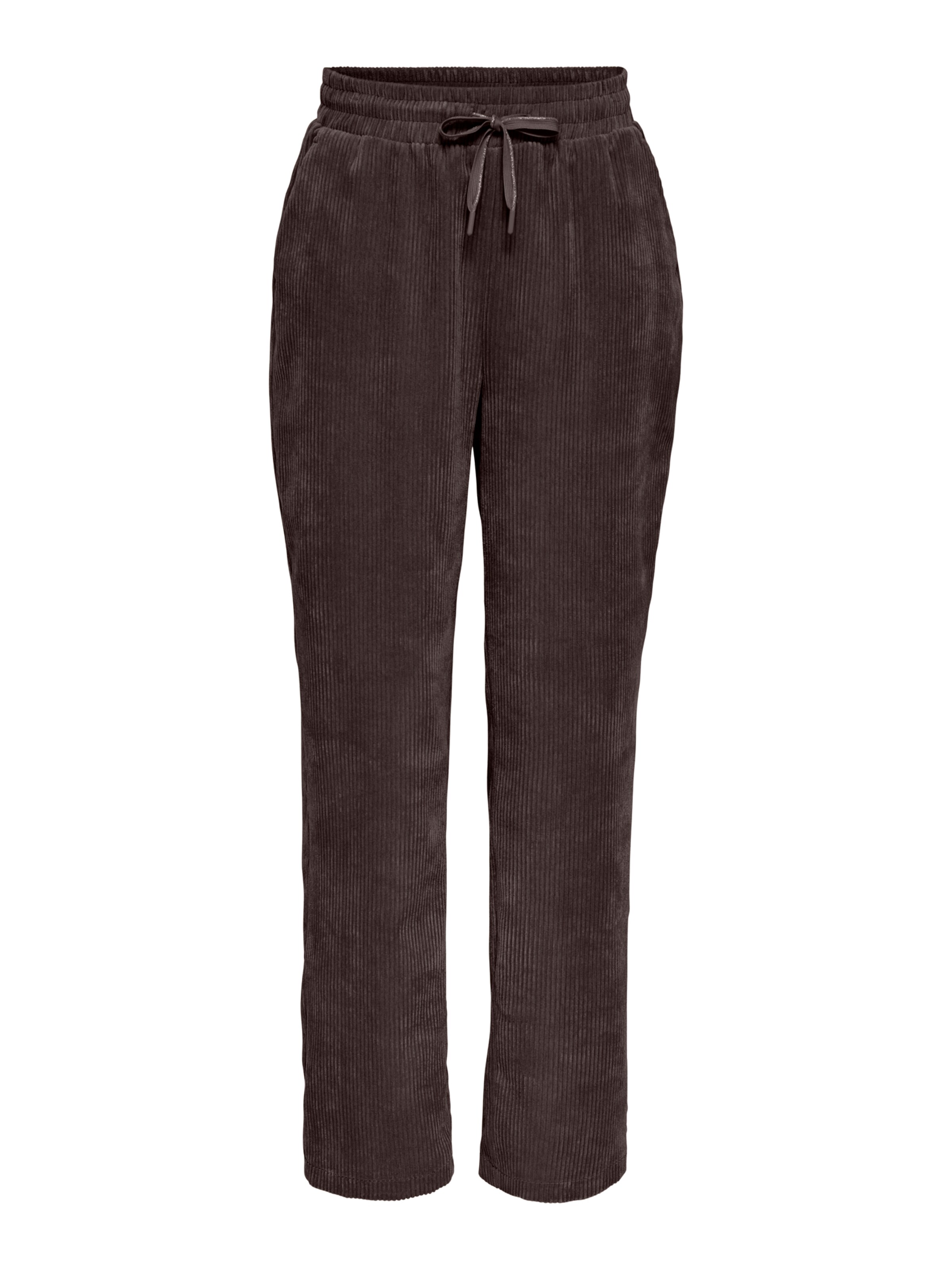 ONLY Regular Trousers 'ONLRAGNA-AGATE' in Brown: front