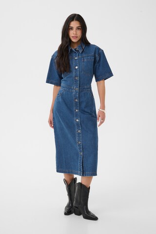 Kaffe Blusekjole 'KAMyah' i blå: forside