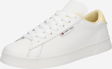 Tommy Jeans - Zapatillas deportivas bajas en blanco: frente