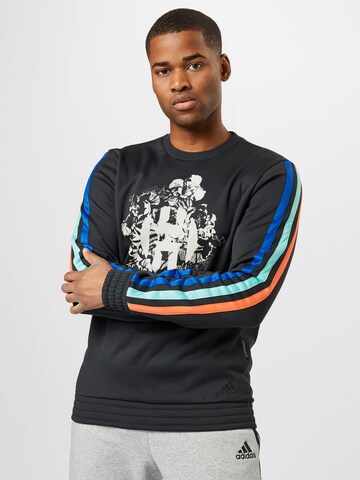 ADIDAS SPORTSWEAR Sportsweatshirt in Zwart: voorkant