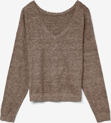 VERO MODA Trui 'VMMarina' in Beige: voorkant