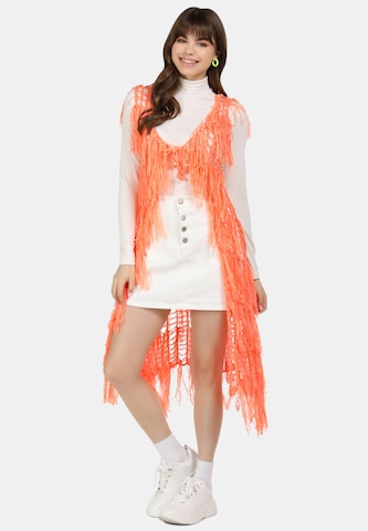 MYMO Vest in Orange: front