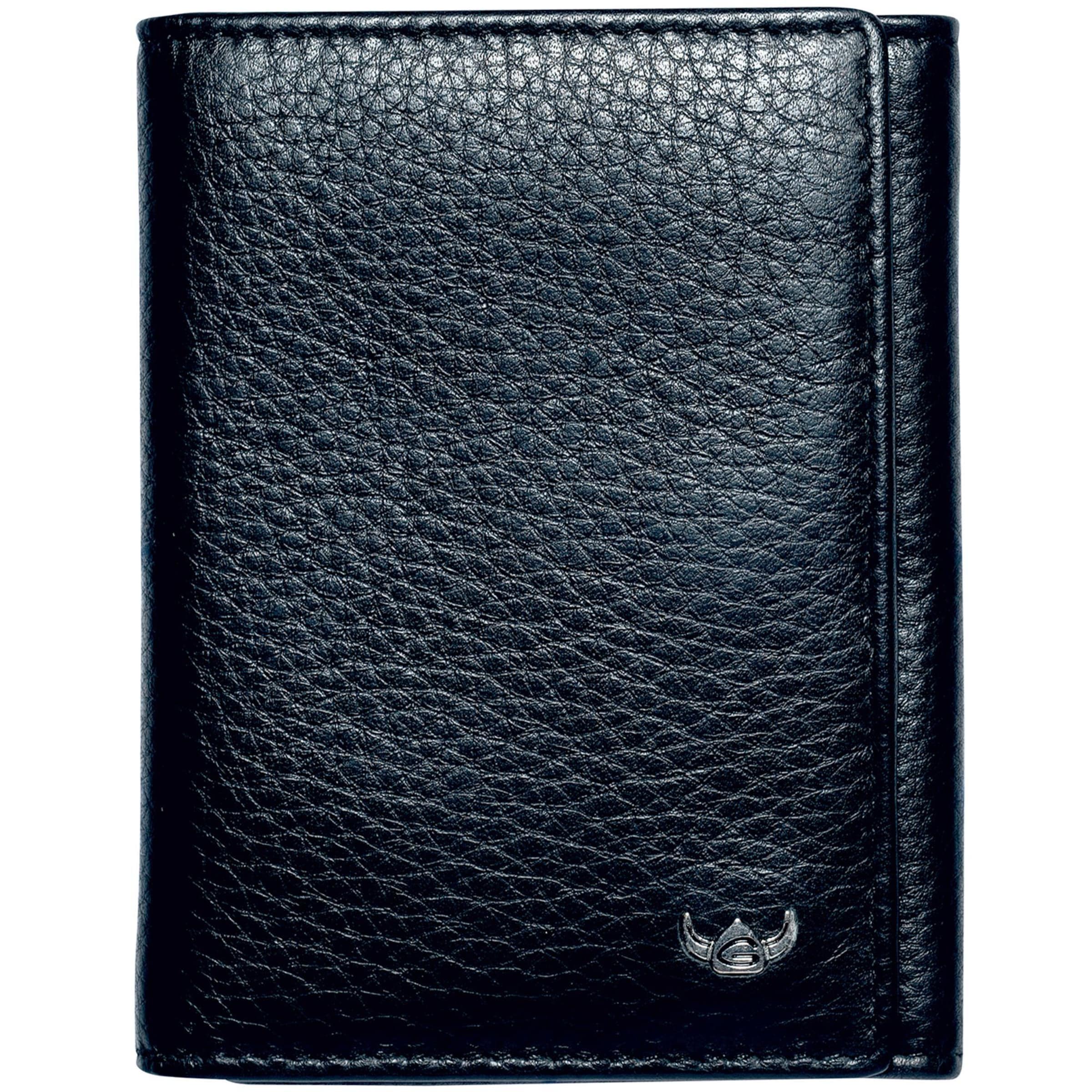 GOLDEN HEAD Portemonnaie 'Capri' in Schwarz: Vorderseite