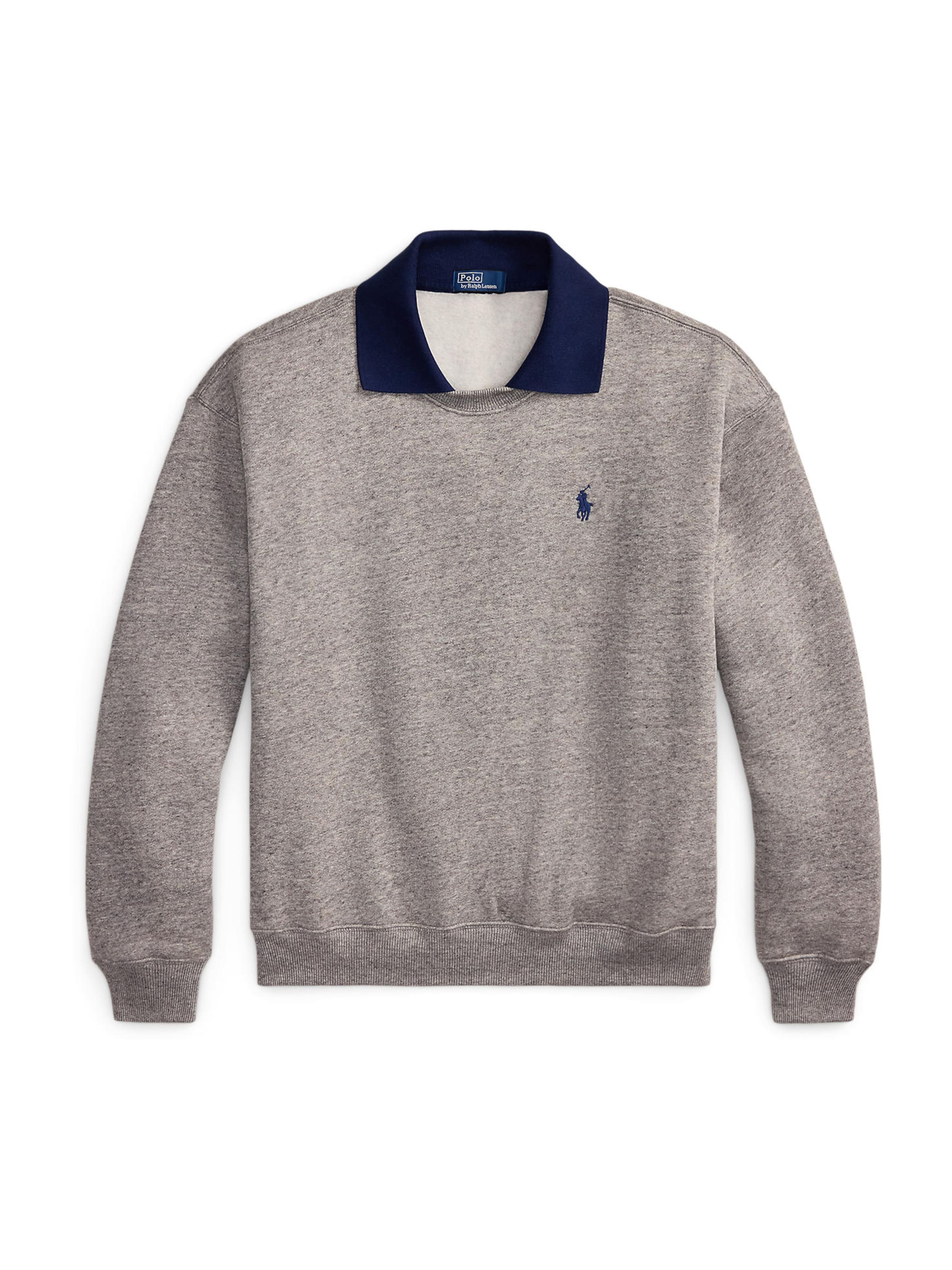 Polo Ralph Lauren Суичър в сиво: отпред