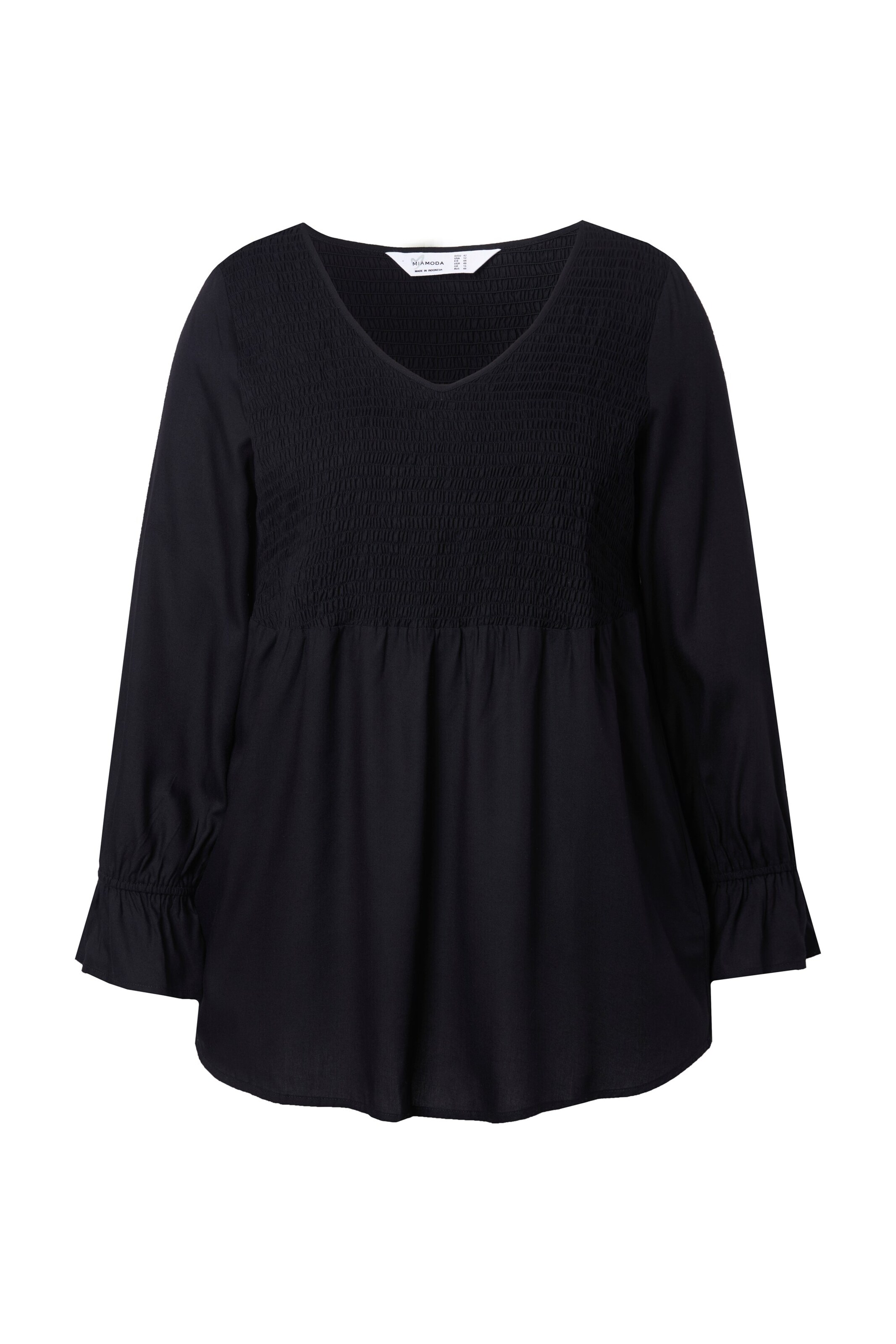 MIAMODA Bluse in Schwarz: Vorderseite