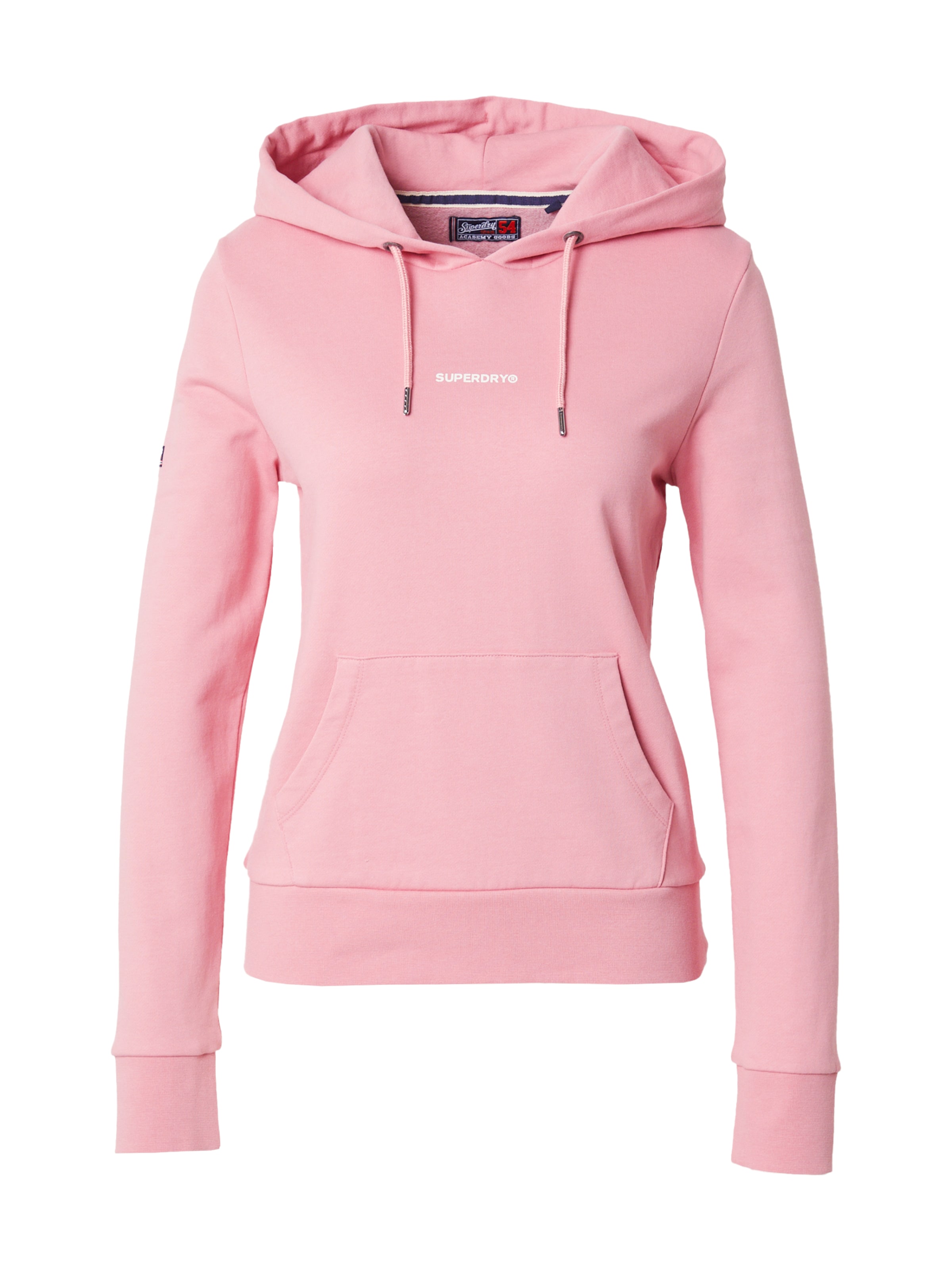 Superdry Sweat-shirt en rosé / noir / blanc, Vue avec produit