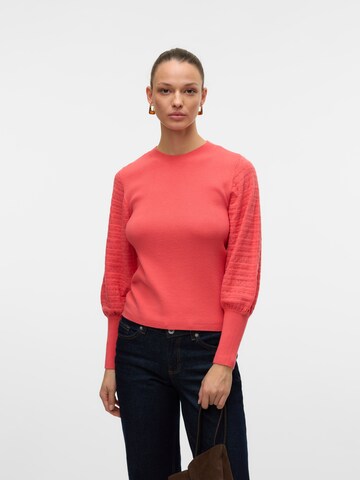 Pull-over VERO MODA en rose : devant