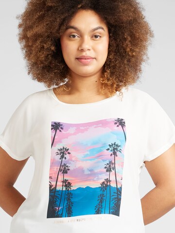 T-shirt 'Ketty' ONLY Carmakoma en blanc