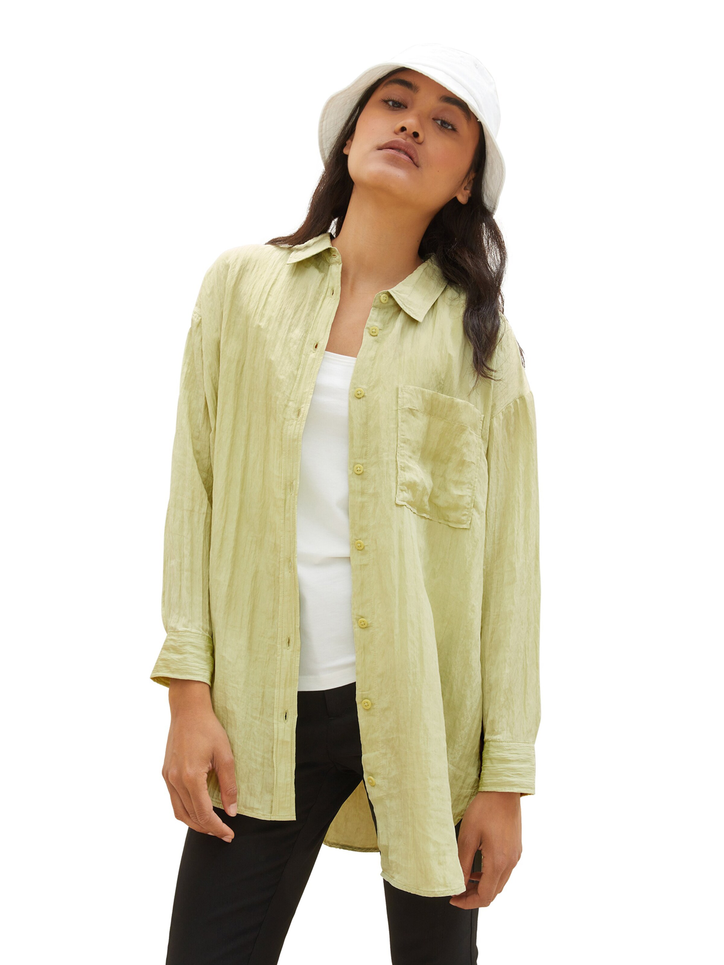 TOM TAILOR DENIM Μπλούζα σε πράσινο