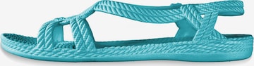 Brasileras Sandale 'Esmirna' in Blau: Vorderseite