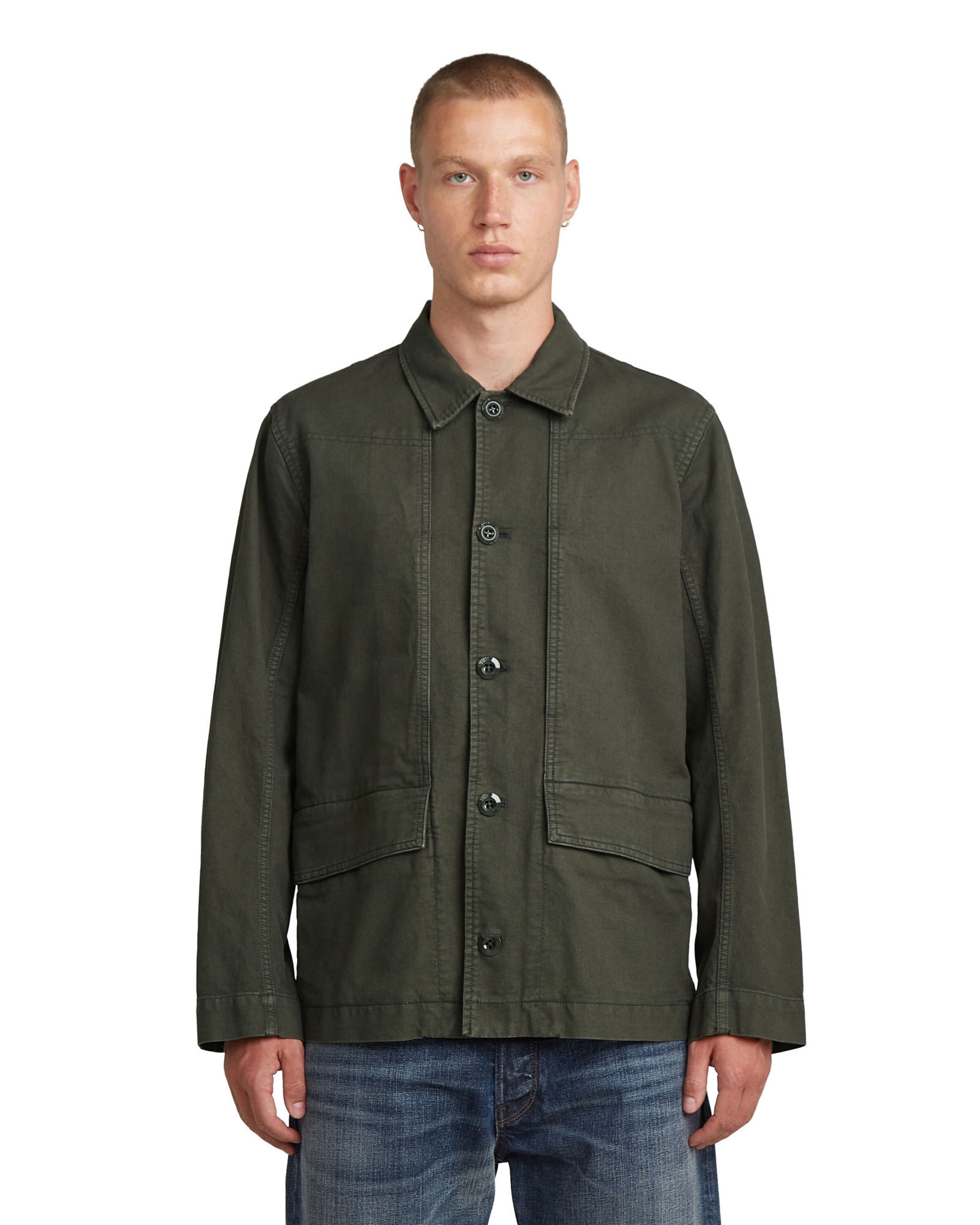 G-STAR Comfort Fit Hemd in Grün: Vorderseite