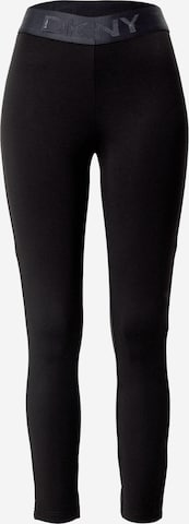 Skinny Leggings 'FOUNDATION- 5' de la DKNY pe negru: față