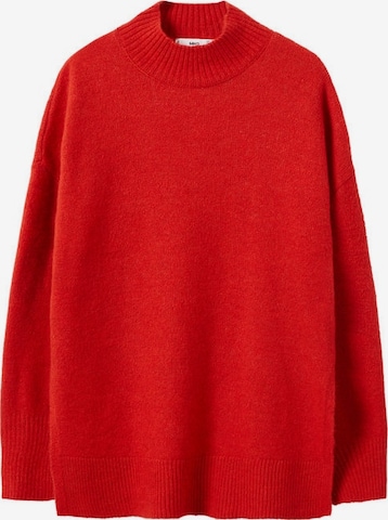 MANGO Sweter 'Gorri' w kolorze czerwony: przód