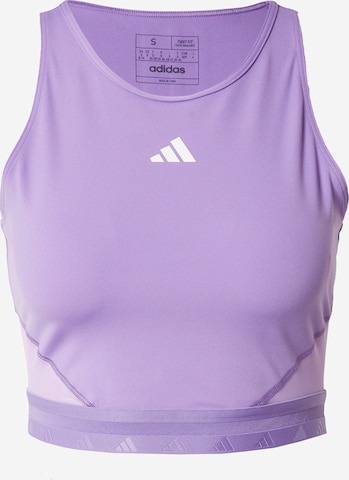 ADIDAS PERFORMANCE Sporttop 'Aeroready Hyperglam' in Lila: predná strana