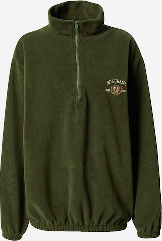 Pull-over BDG Urban Outfitters en vert : devant