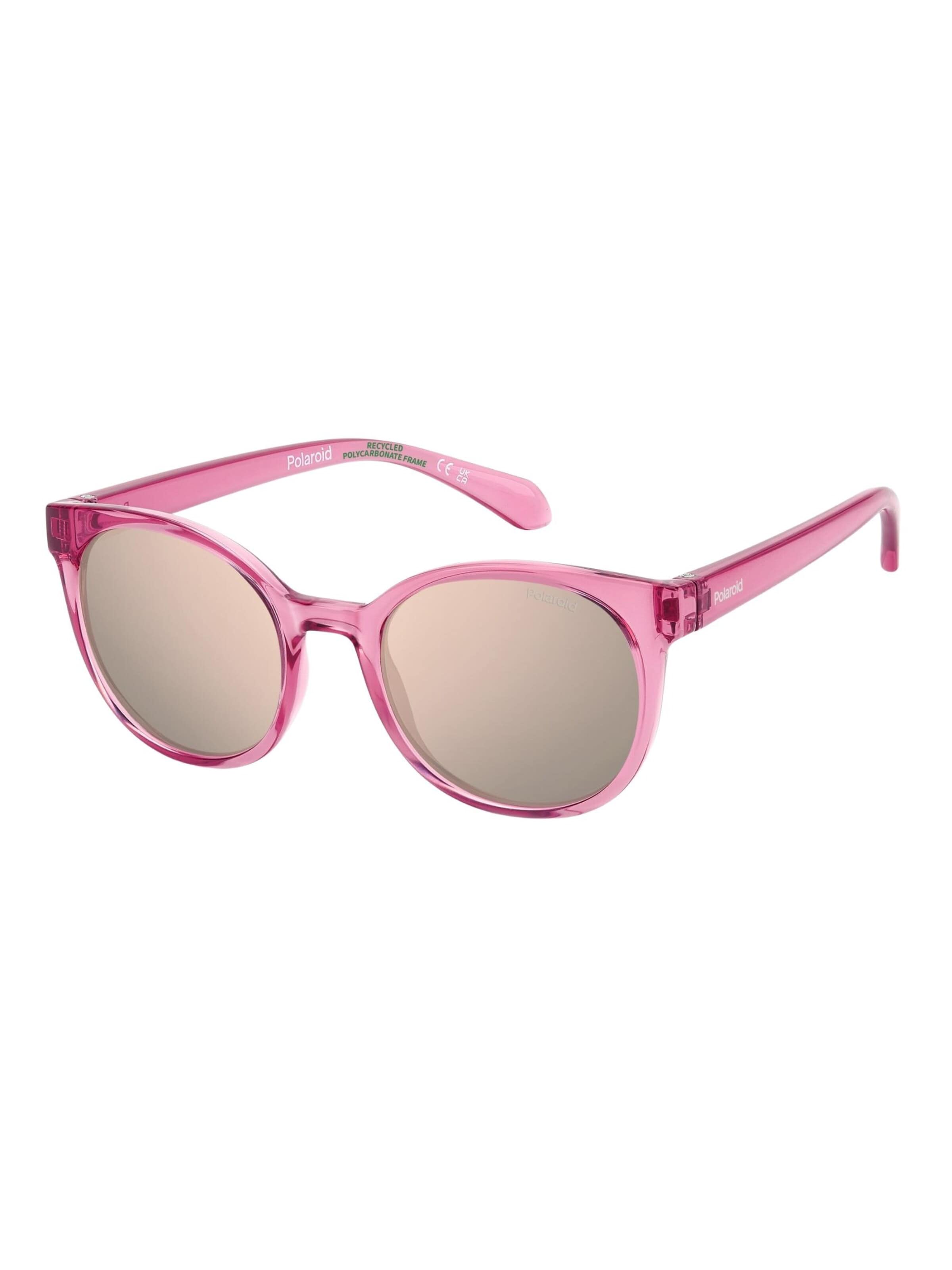 Lunettes de soleil Polaroid en rose : devant