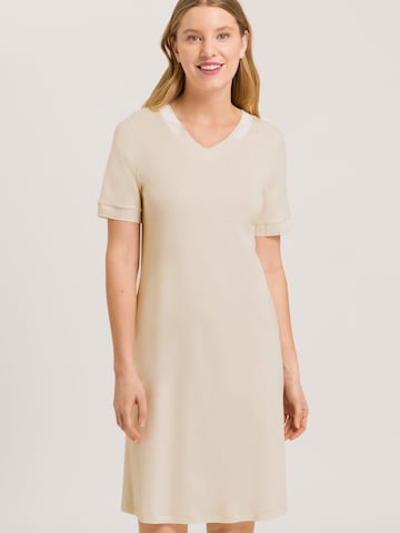 Hanro Nightgown ' Joela ' in Beige: front