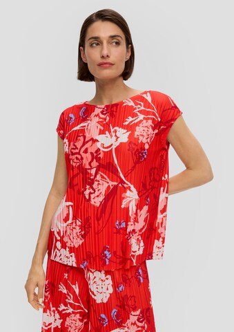 s.Oliver BLACK LABEL Blouse in Rood: voorkant