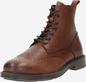 Bottines à lacets '15101' MARCO TOZZI en marron : devant