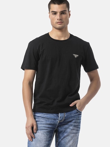 CIPO & BAXX Shirt 'CT823' in Black: front