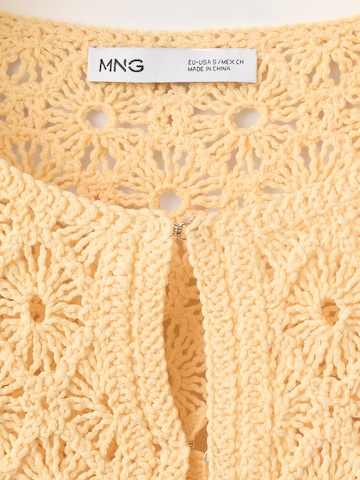 MANGO - Cárdigan 'SITIN' en amarillo