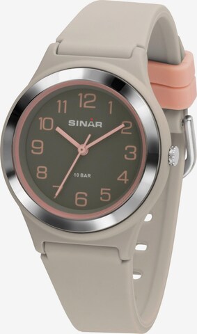 SINAR Uhr in Beige: predná strana