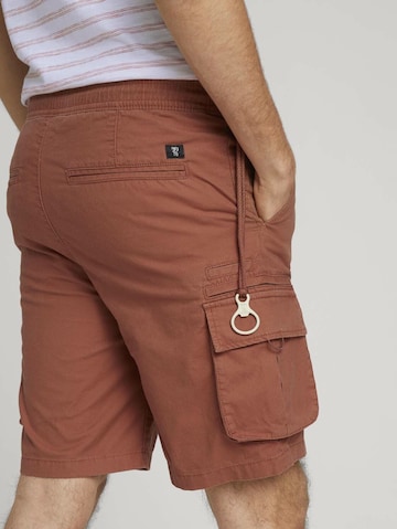 TOM TAILOR DENIM Regular Shorts in Orange