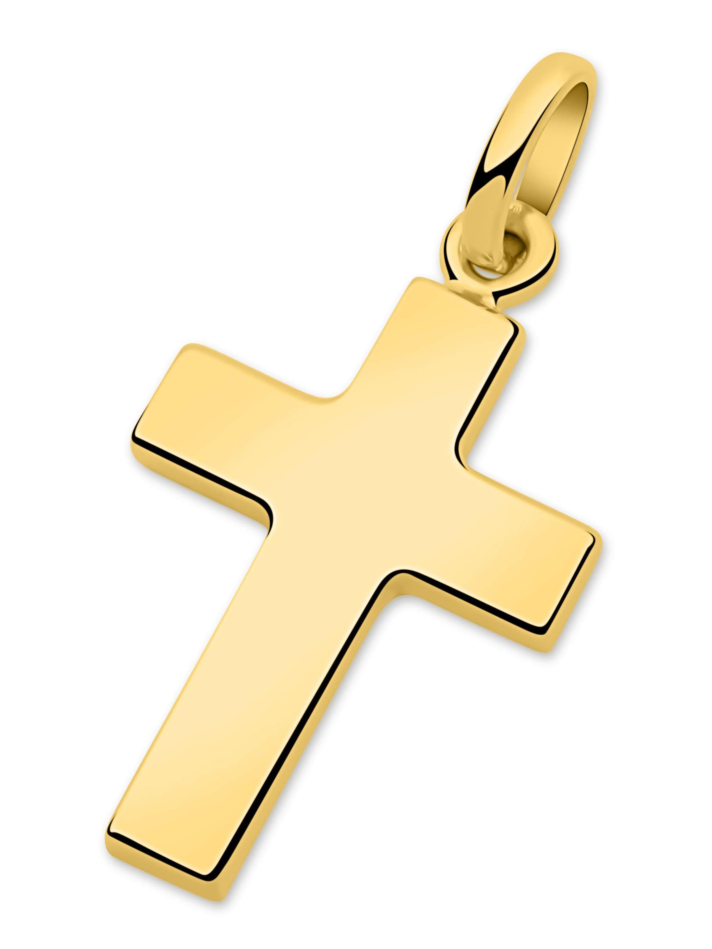 Tony Fein Pendant 'Kreuz' in Gold