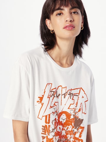 Tricou 'Slayer' de la Nasty Gal pe alb