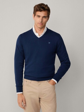Pull-over Hackett London en bleu : devant