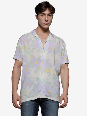 Campus Sutra Comfort Fit Skjorta 'Rhett' i blandade färger: framsida