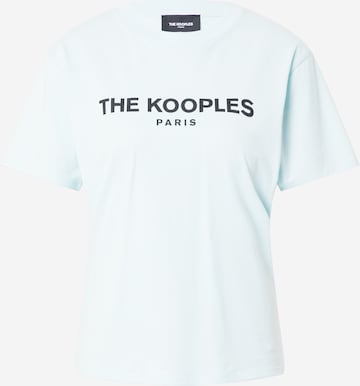 T-shirt The Kooples en bleu : devant