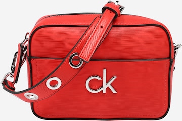 Calvin Klein Skuldertaske i orange: forside