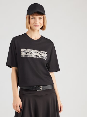 KARL LAGERFELD JEANS Μπλουζάκι σε μαύρο: μπροστά