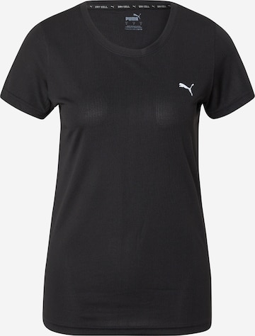 PUMA Λειτουργικό μπλουζάκι σε μαύρο: μπροστά