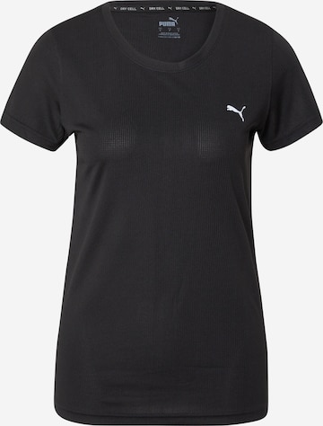 T-shirt fonctionnel PUMA en noir : devant