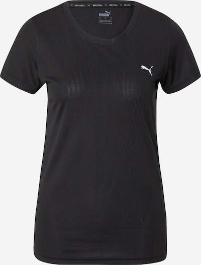 PUMA Tehnička sportska majica u crna / bijela, Pregled proizvoda