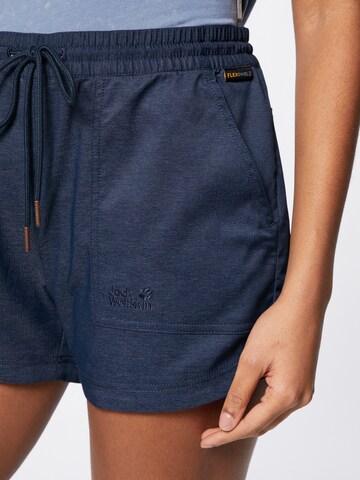 JACK WOLFSKIN Regular Shorts 'Senegal' in Blau