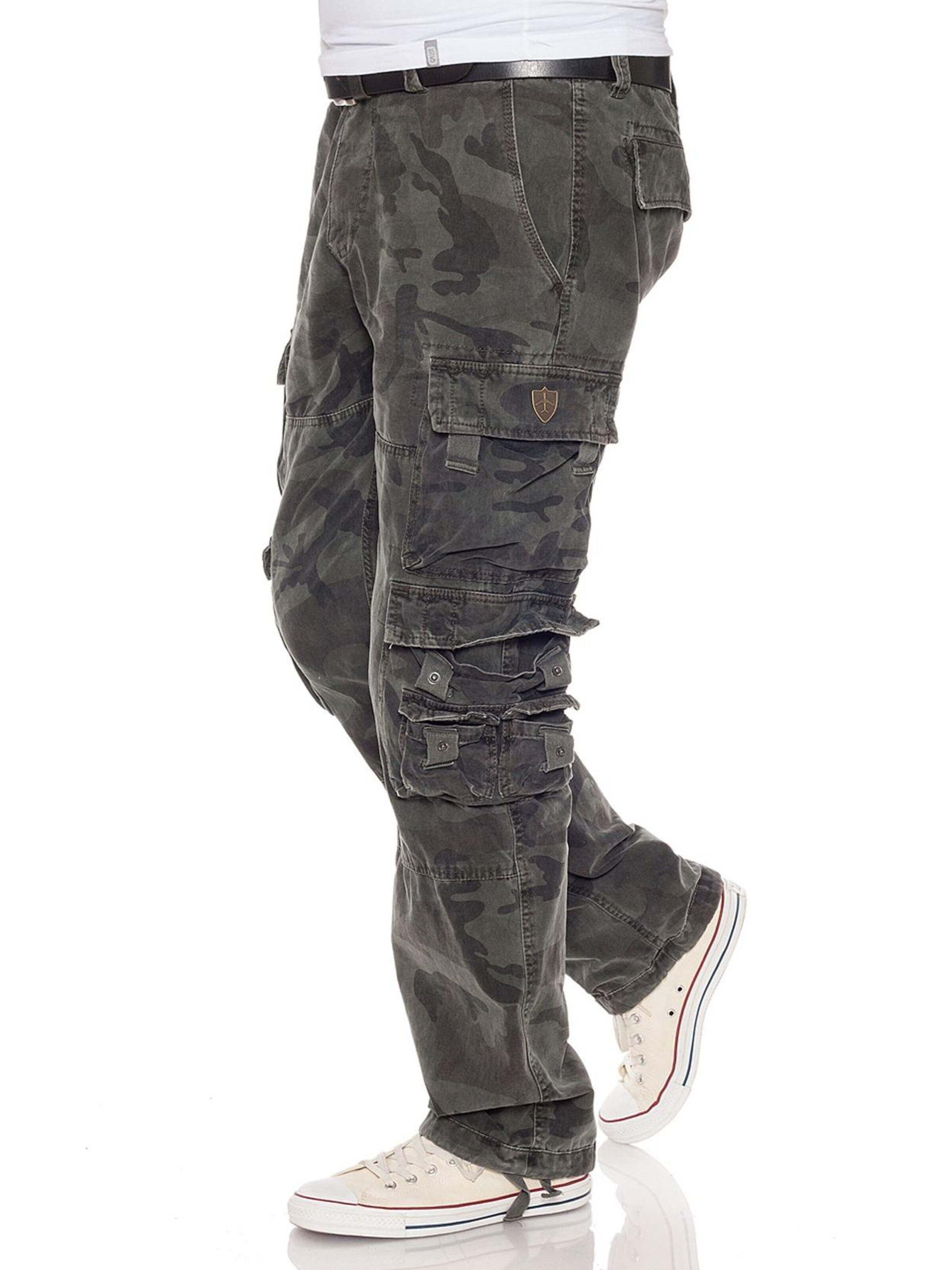 JET LAG Regular Cargo Pants 'FW 011' in Green