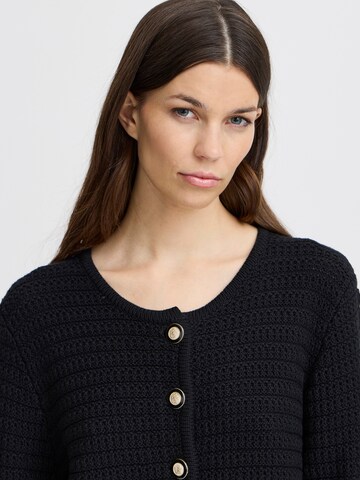 ICHI Knit cardigan 'IH BECCAS' in Black