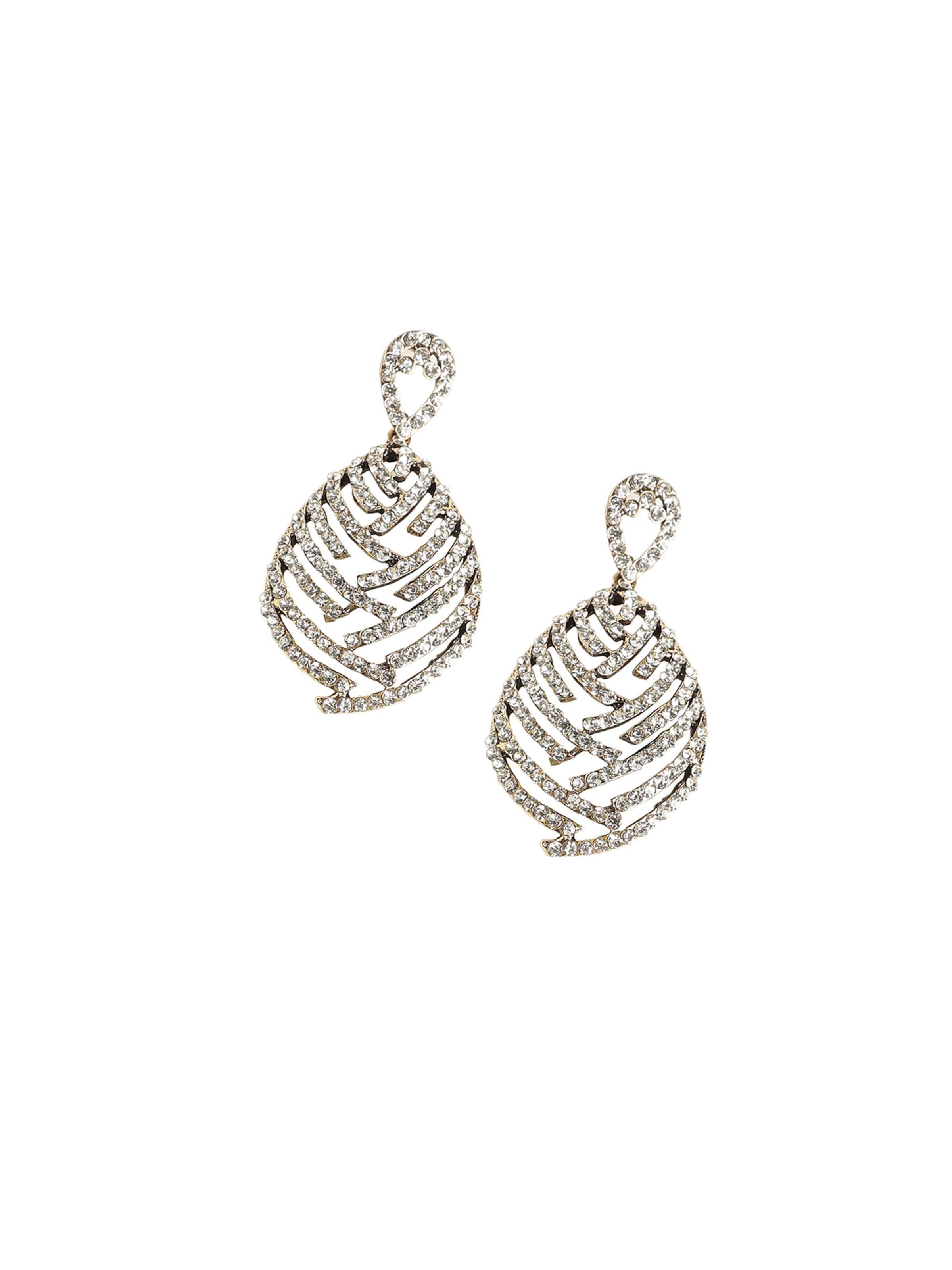 SOHI Örhängen ' Chetan ' i silver: framsida