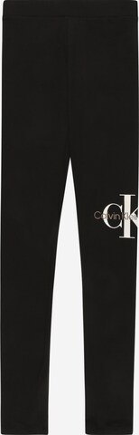 Calvin Klein Jeans - Leggings em preto: frente