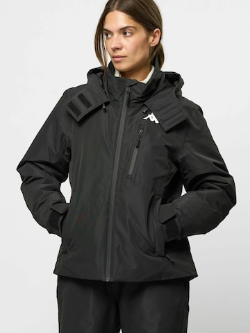 KAPPA Vinterjakke ' Ski Jacket ' i sort: forside