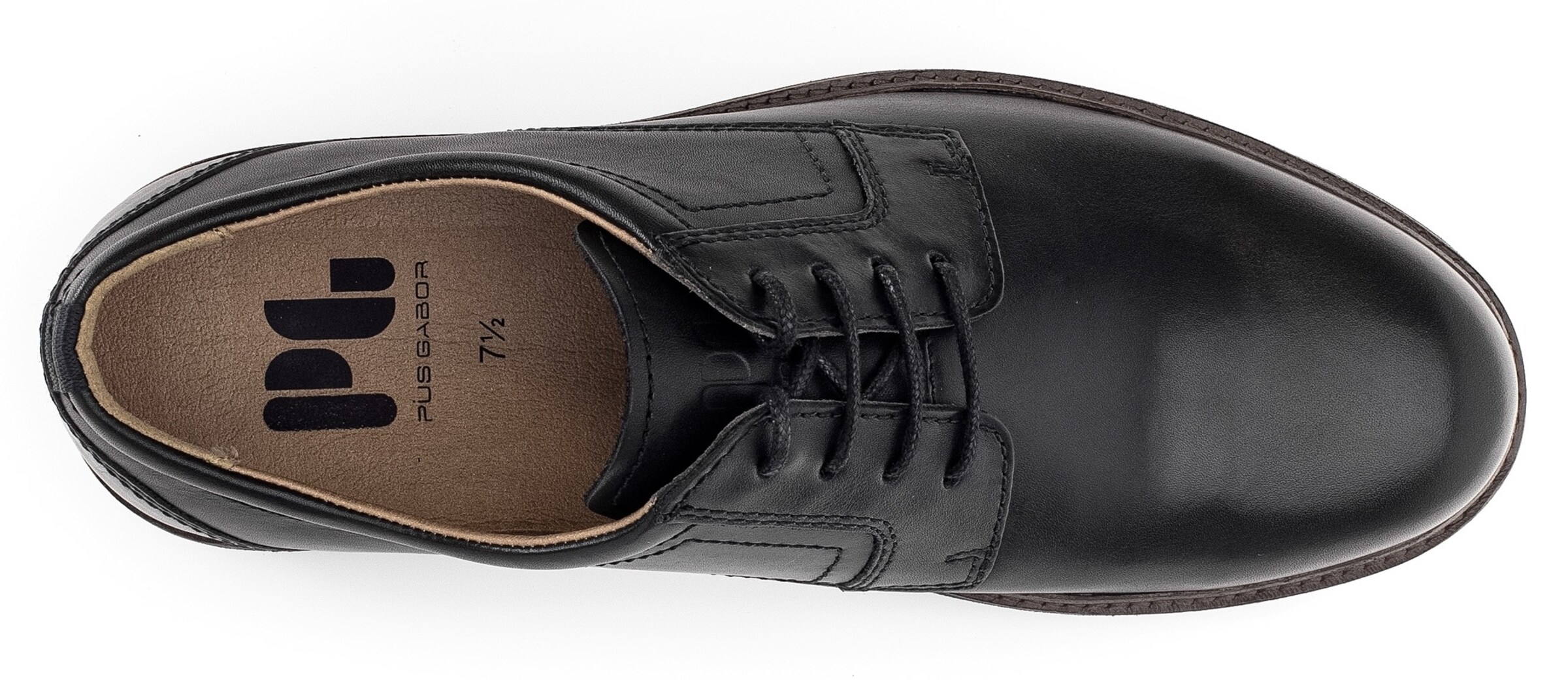 Pius Gabor Schnürschuh in Schwarz