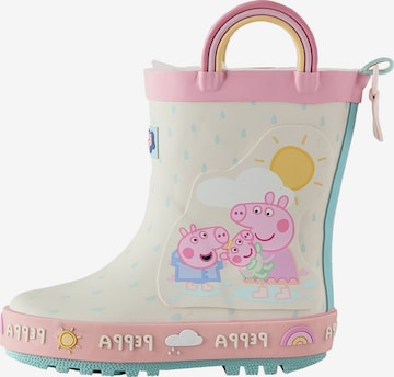 Next Kumisaappaat 'Peppa Pig' värissä beige: etupuoli