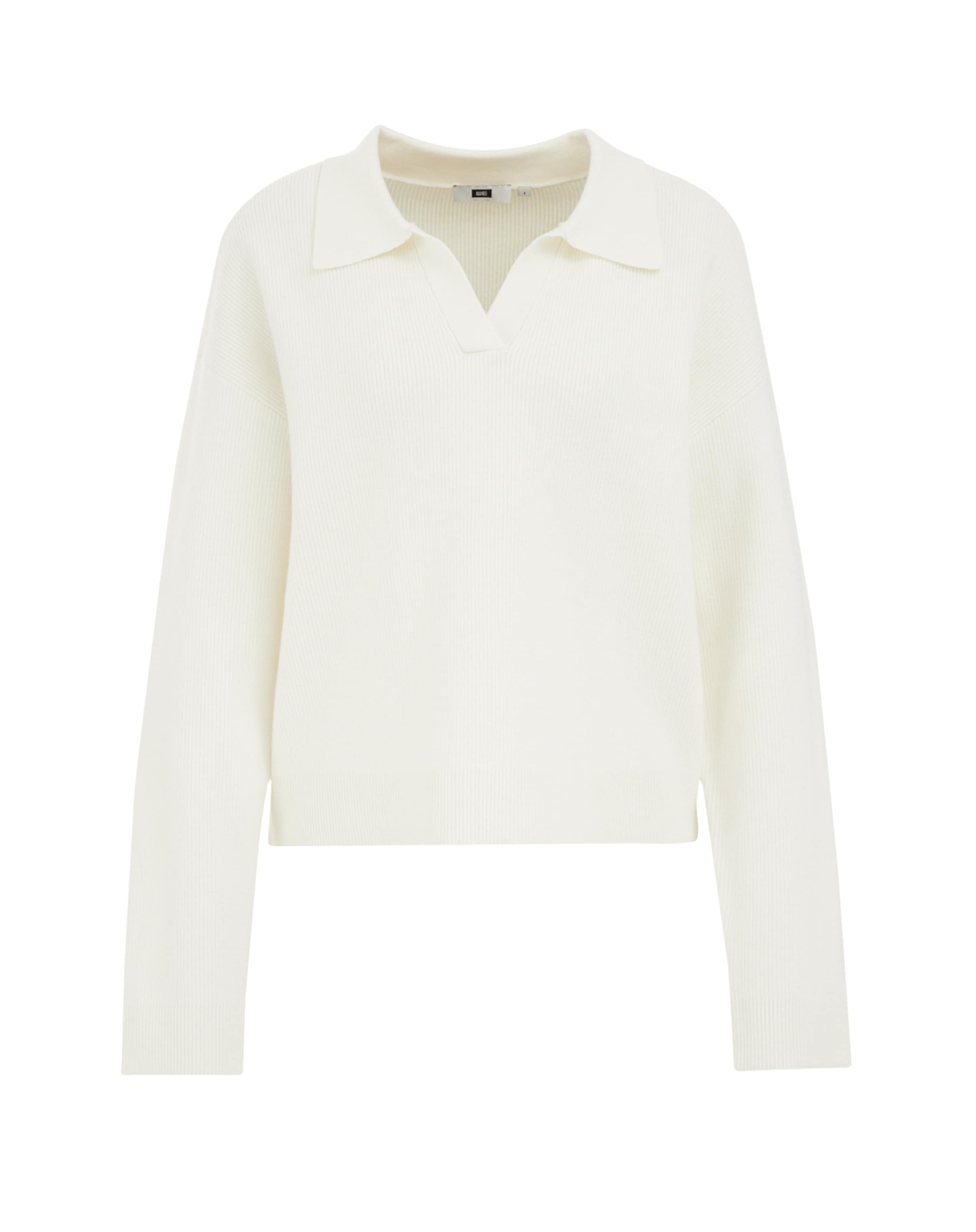 WE Fashion Sveter - Biela: predná strana