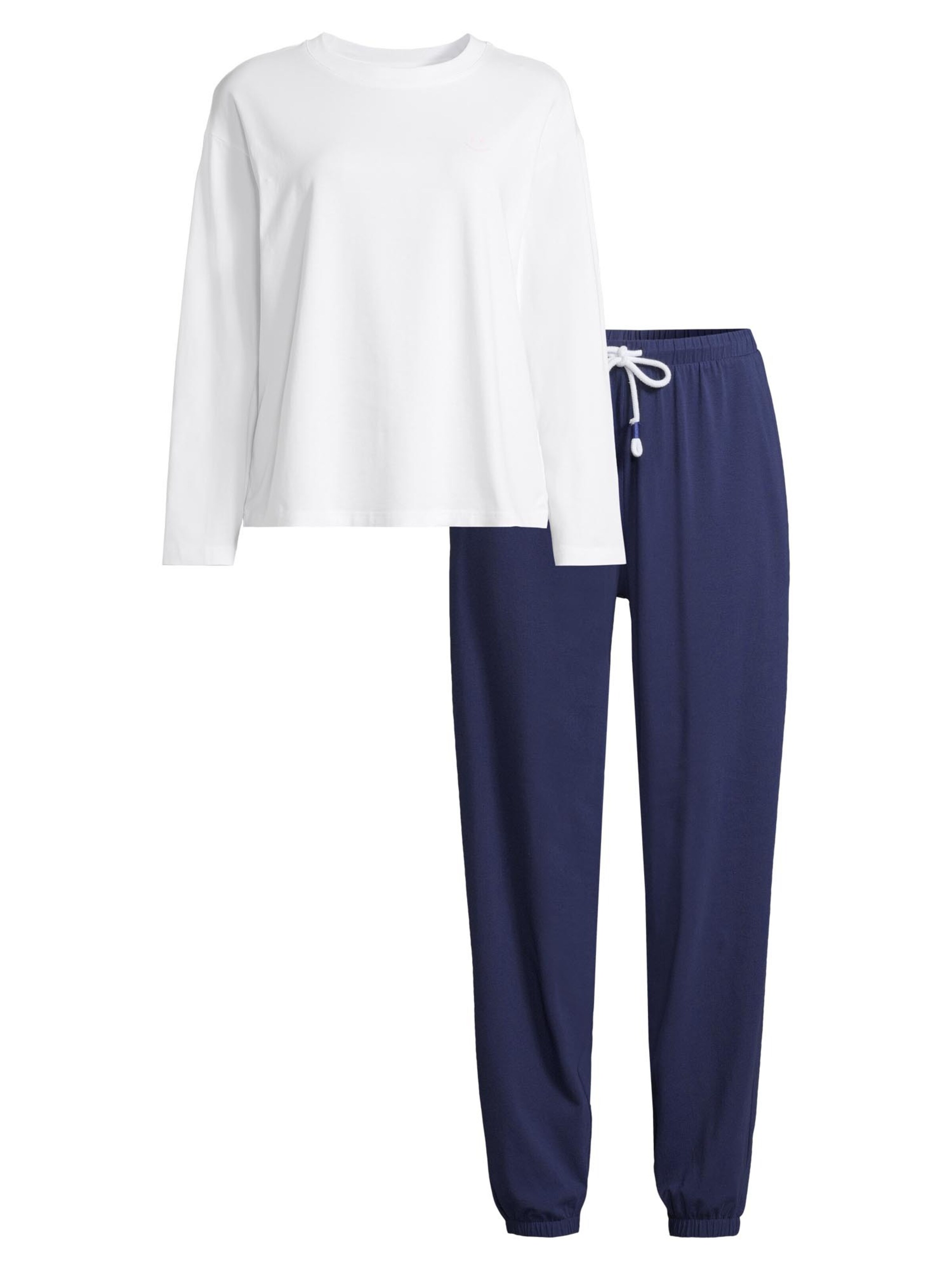 Mey Pajama 'Solid Love' in Blue: front